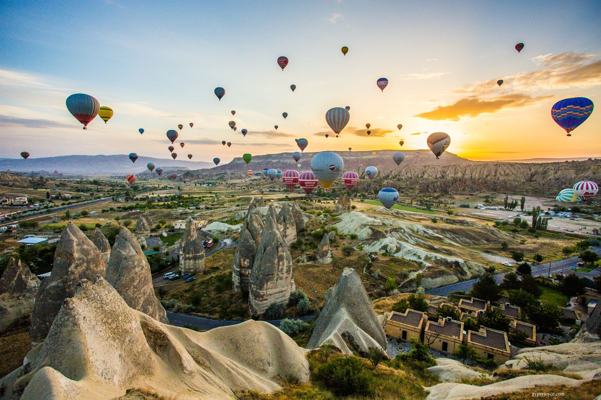 Hot Air Ballooning Over Turkey