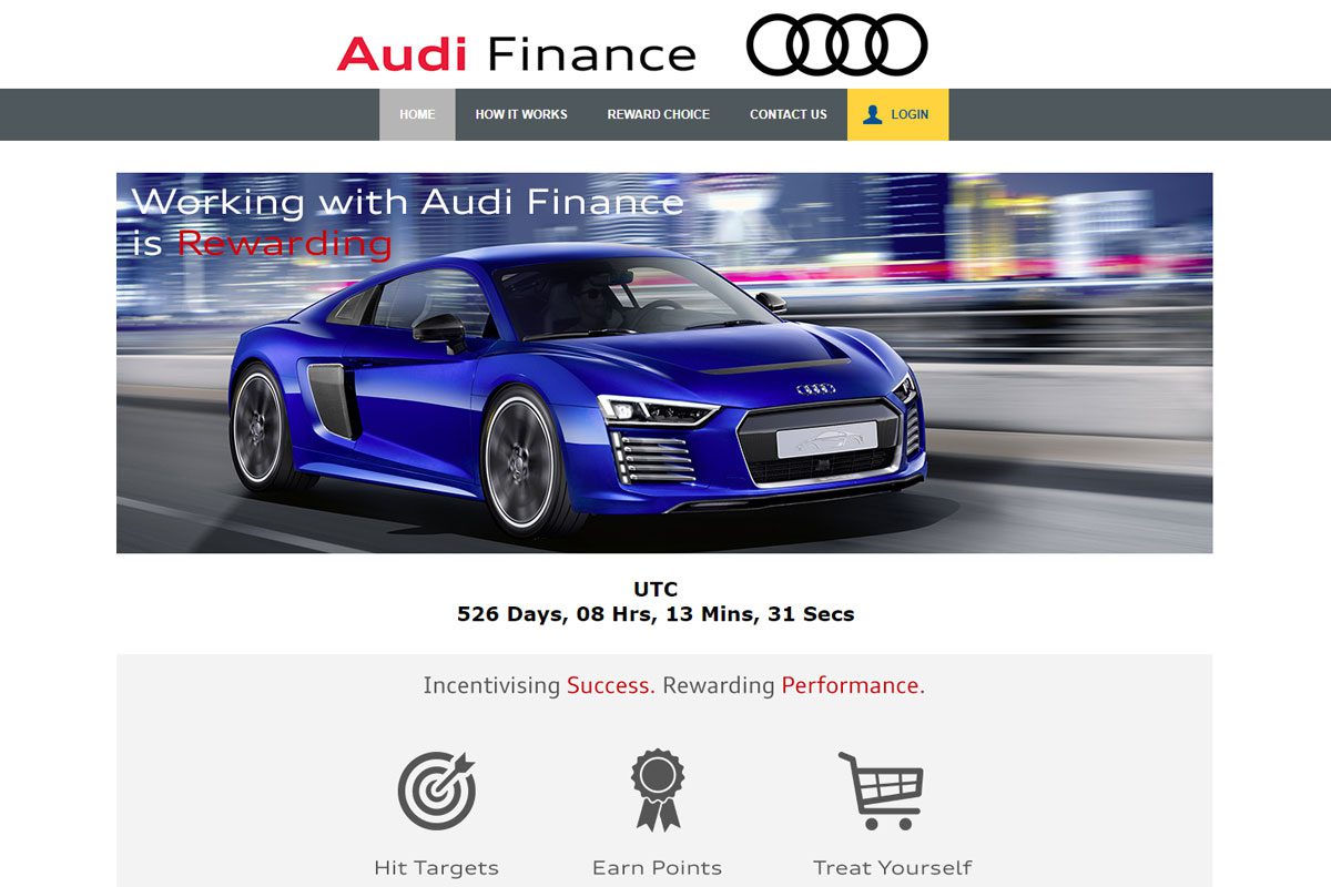 Audi Finance Website