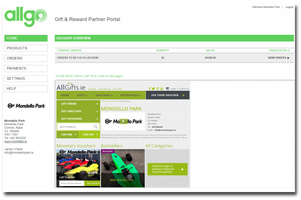Allgo Partner Portal
