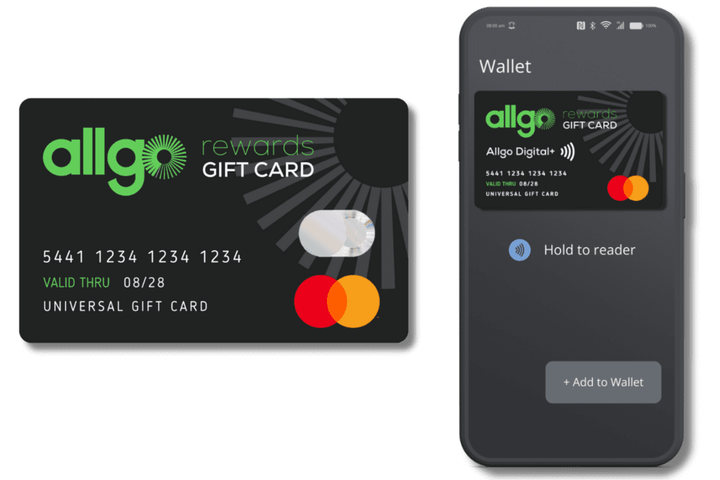 Allgo Mastercard Physical Card and Digital+